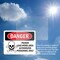 Signmission Poison Lead Work Area Authorized Only Danger Sign, Vinyl Decal, 14in W x 10in L, 2PK OS-2PACK-DS-D-1014-L-1533 - alternate 8